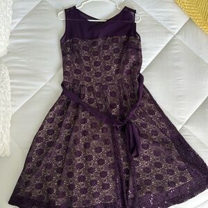 Purple sparkle dress